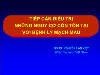 Tiếp cận điều trị những nguy cơ còn tồn tại với bệnh lý mạch máu