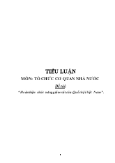 Đề tài Hoàn thiện chức năng giám sát của Quốc hội Việt Nam