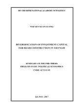 Diversification of investment capital for road construction in Vietnam