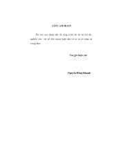 Luận văn Nghiên cứu chính sách miễn giảm thuỷ lợi phí trong hoạt động tưới tiêu phục vụ sản xuất nông nghiệp