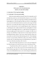 Nâng cao hiệu quả sử dụng vốn đầu tư của doanh nghiệp vào các dự án Thủy điện và áp dụng cho Công ty Cổ phần Thủy điện Hồ Núi Cốc