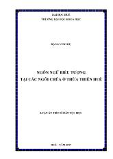 Ngôn ngữ biểu tượng tại các ngôi chùa ở Thừa Thiên Huế
