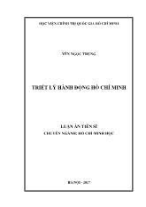 Triết lý hành động Hồ Chí Minh